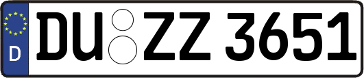 DU-ZZ3651