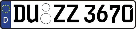 DU-ZZ3670