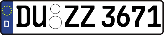 DU-ZZ3671