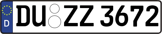 DU-ZZ3672