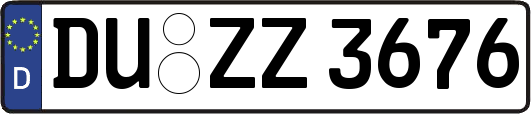 DU-ZZ3676