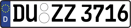DU-ZZ3716