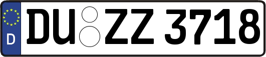 DU-ZZ3718