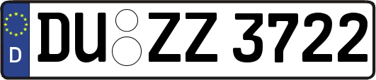 DU-ZZ3722
