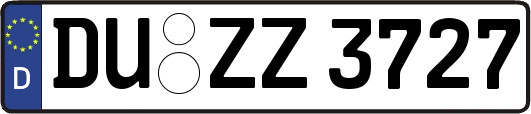 DU-ZZ3727