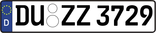 DU-ZZ3729