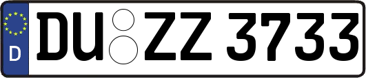 DU-ZZ3733