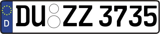 DU-ZZ3735