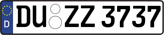 DU-ZZ3737