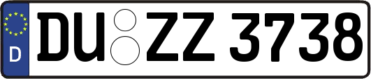 DU-ZZ3738
