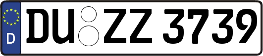 DU-ZZ3739