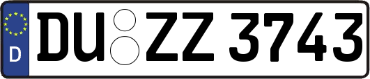 DU-ZZ3743