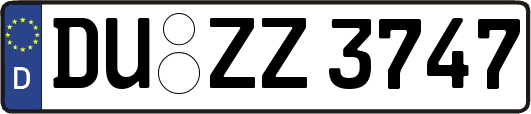 DU-ZZ3747