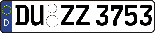 DU-ZZ3753