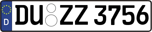 DU-ZZ3756