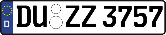 DU-ZZ3757