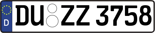 DU-ZZ3758