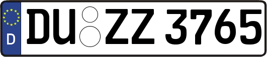 DU-ZZ3765