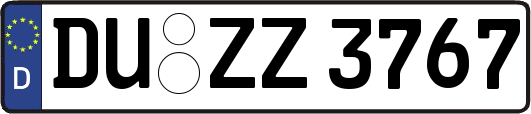 DU-ZZ3767