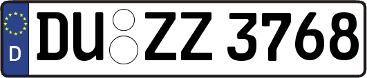 DU-ZZ3768