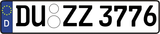 DU-ZZ3776