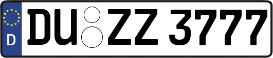 DU-ZZ3777