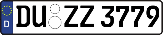DU-ZZ3779