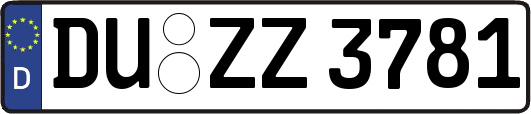 DU-ZZ3781