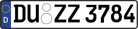 DU-ZZ3784