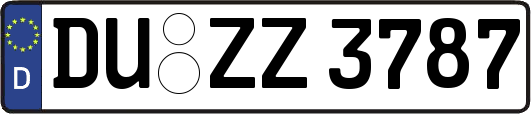 DU-ZZ3787