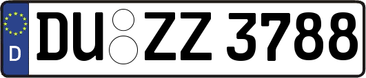 DU-ZZ3788