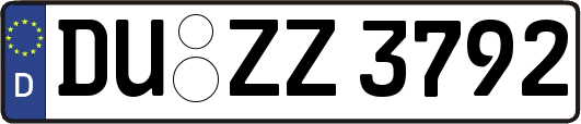 DU-ZZ3792