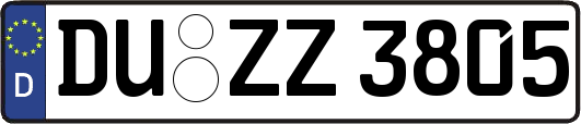 DU-ZZ3805