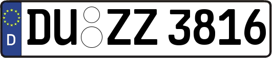 DU-ZZ3816
