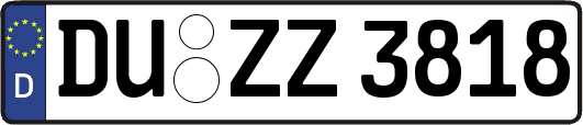 DU-ZZ3818