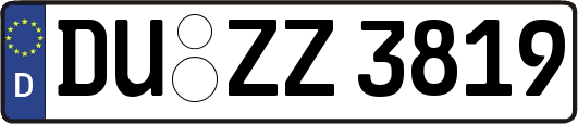 DU-ZZ3819