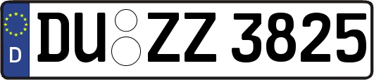 DU-ZZ3825