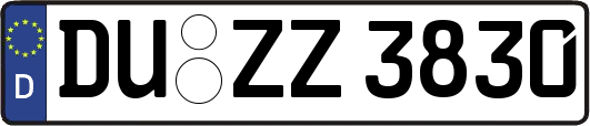DU-ZZ3830
