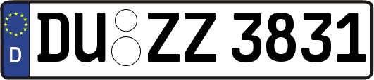 DU-ZZ3831