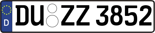 DU-ZZ3852