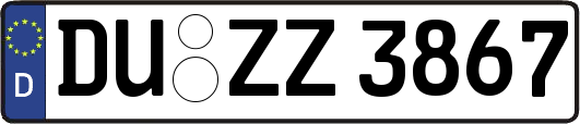DU-ZZ3867