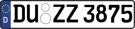 DU-ZZ3875