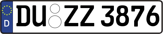 DU-ZZ3876
