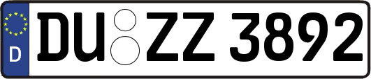 DU-ZZ3892