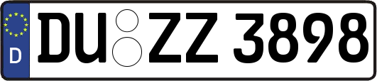 DU-ZZ3898