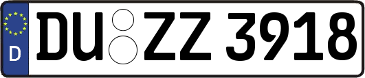 DU-ZZ3918