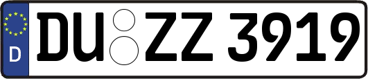 DU-ZZ3919