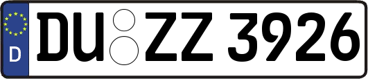 DU-ZZ3926