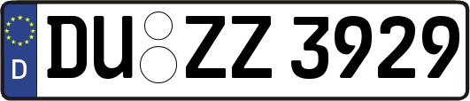 DU-ZZ3929