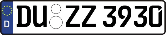 DU-ZZ3930